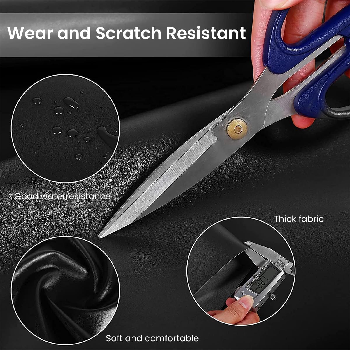 STHIRA Leather Sofa Repair Patch Roll 9.8 Inches x 23.6 Inches Leather Repair Tape Strong Self-adhesive Leather Fashion Leather Repair Tape for Leather Sofa, Couch, Car Seats, Chair, Armchairs