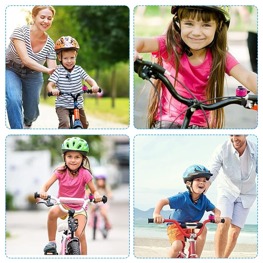 Proberos Kids Bicycle Bell Unicorn Cartoon Bicycle Bell Screw Mounted Kids Bicycle Bell High Decibel Bicycle Bell Warning Bell