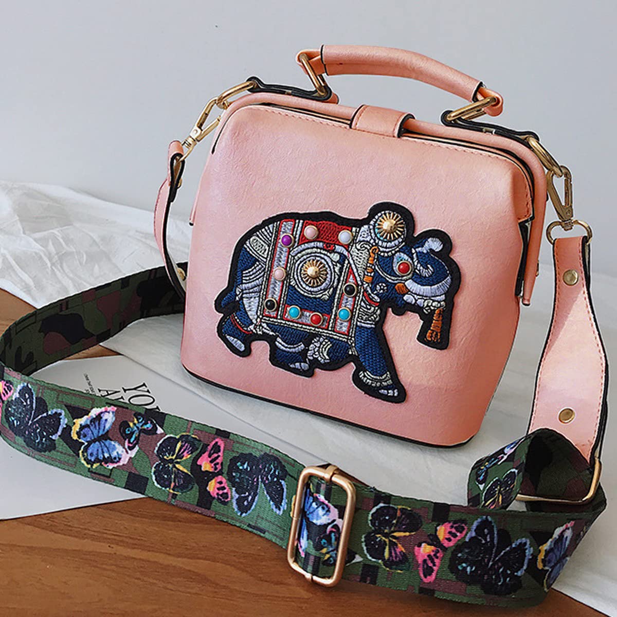 PALAY Crossbody Bags for Women Mini Everywhere Crossbody Waist Bag Adjustable Strap, Vegan Leather