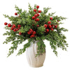 HASTHIP® 35pcs Realistic Pine Branches & 10pcs Red Berry Branches for Christmas Decoration 10inches Pine Needle Branches 7 inches Red Berry Branches for DIY Christmas Realistic Plant Decoration HASTHIP® 35pcs Realistic Pine Branches & 10pcs Red Berry Branches for Christmas Decoration 10inches Pine Needle Branches 7 inches Red Berry Branches for DIY Christmas Realistic Plant Decoration