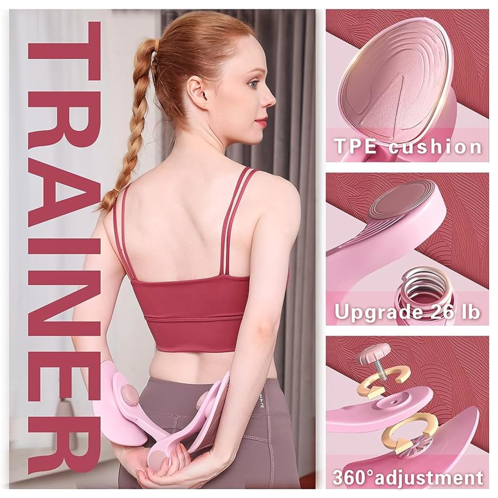 Optifit Hip and Pelvis Trainer, 12kg Adjustable Resistance Leg Exercise Equipment, Ergonomic Kegel Exercises Device, Inner Thigh Exercise Equipment for Women, Thigh Trimmer, Thigh Toners