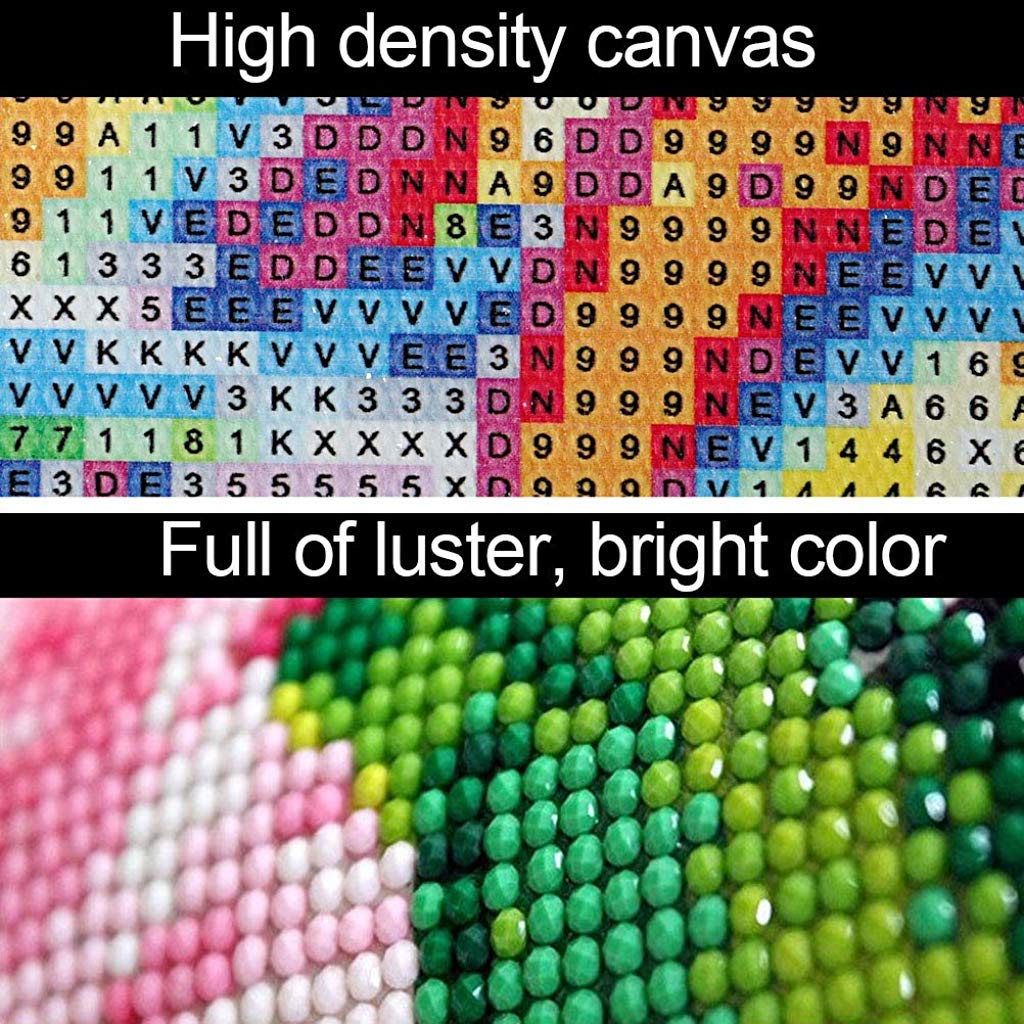 HASTHIP DIY 5D Unicorn Diamond Painting Kits Full Drill Crystal Rhinestone Embroidery Pictures Arts Craft for Home Wall Decor