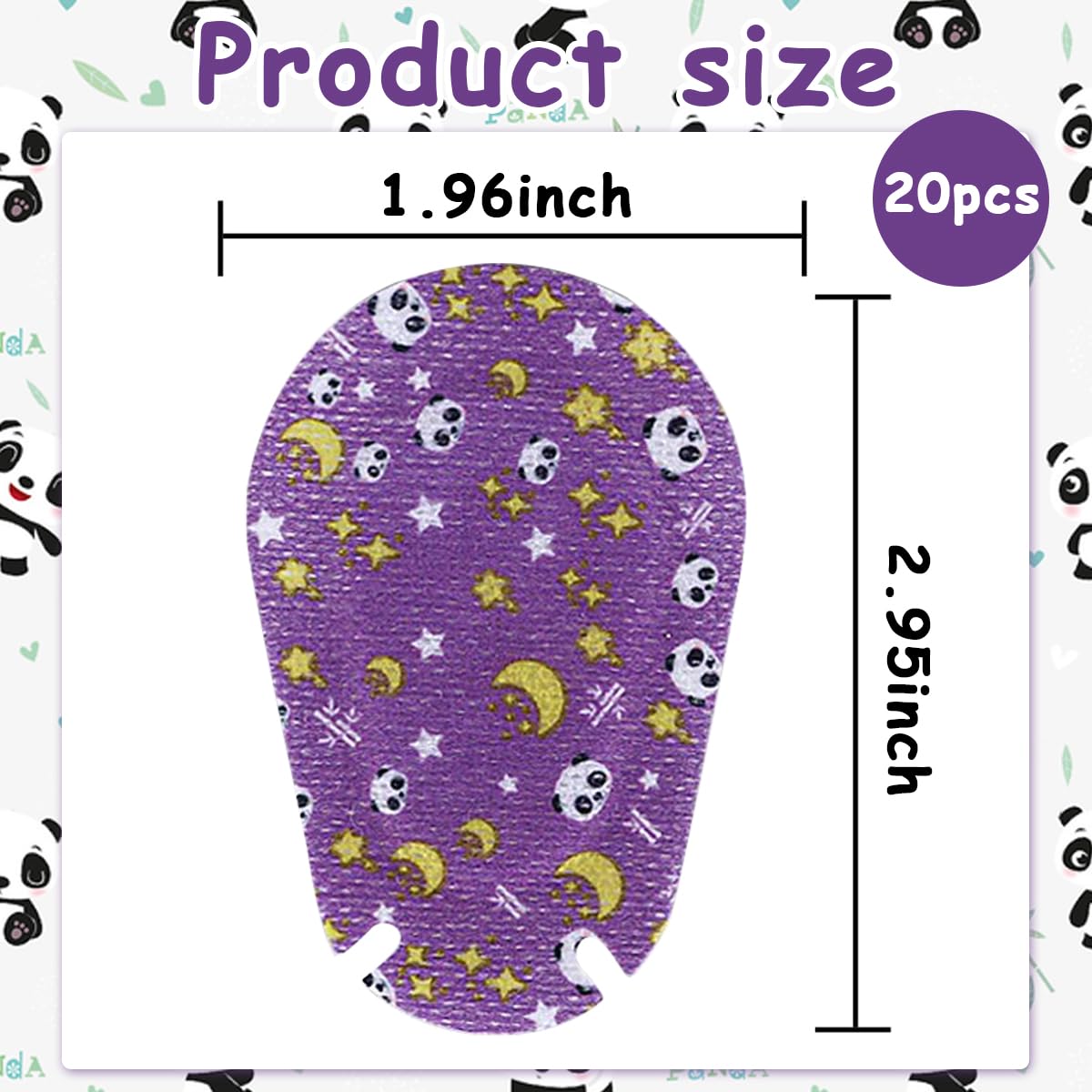 MAYCREATE 20pcs Kids Eye Patches for Lazy Eye, Cute Fun Adhesive Eye Cover, Breathable Non-woven Fabric Eye Patch for Toddler Boys Girls Eyesight Correction