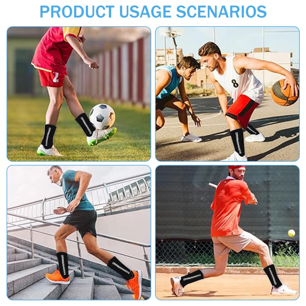 Proberos Anti-Slip Football Sock, Grip Socks Soccer Non Slip Socks, Anti-Slip Football Grip Stockings with Rubber Pad Grip Technology