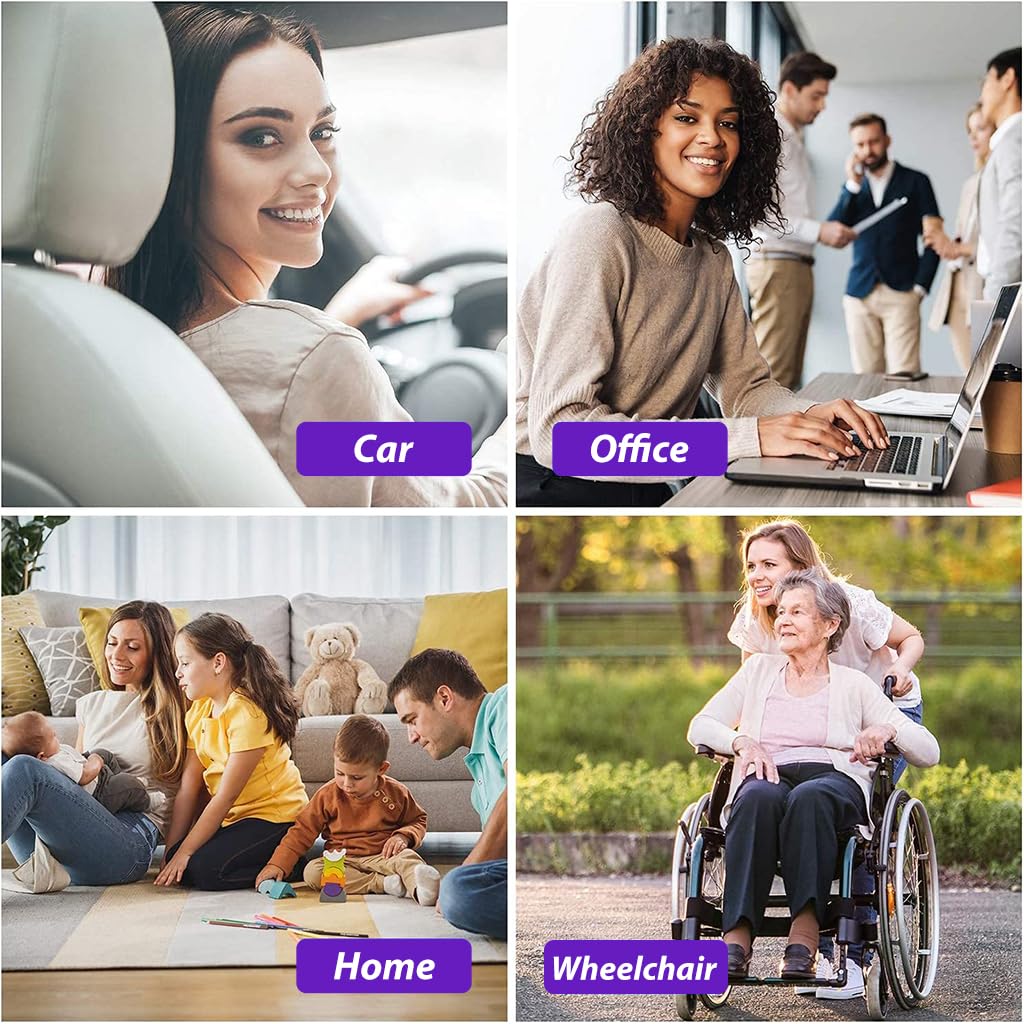 STHIRA Car Seat Cushion for Chair, Gel Seat Cushion Breathable Gel Car Seat Cushion Hive Seat Cushion Seat Booster Pad Booster Cushion for Car Seat, Chair, All Season Use 3D Gel Cooling Seat Cushion Purple