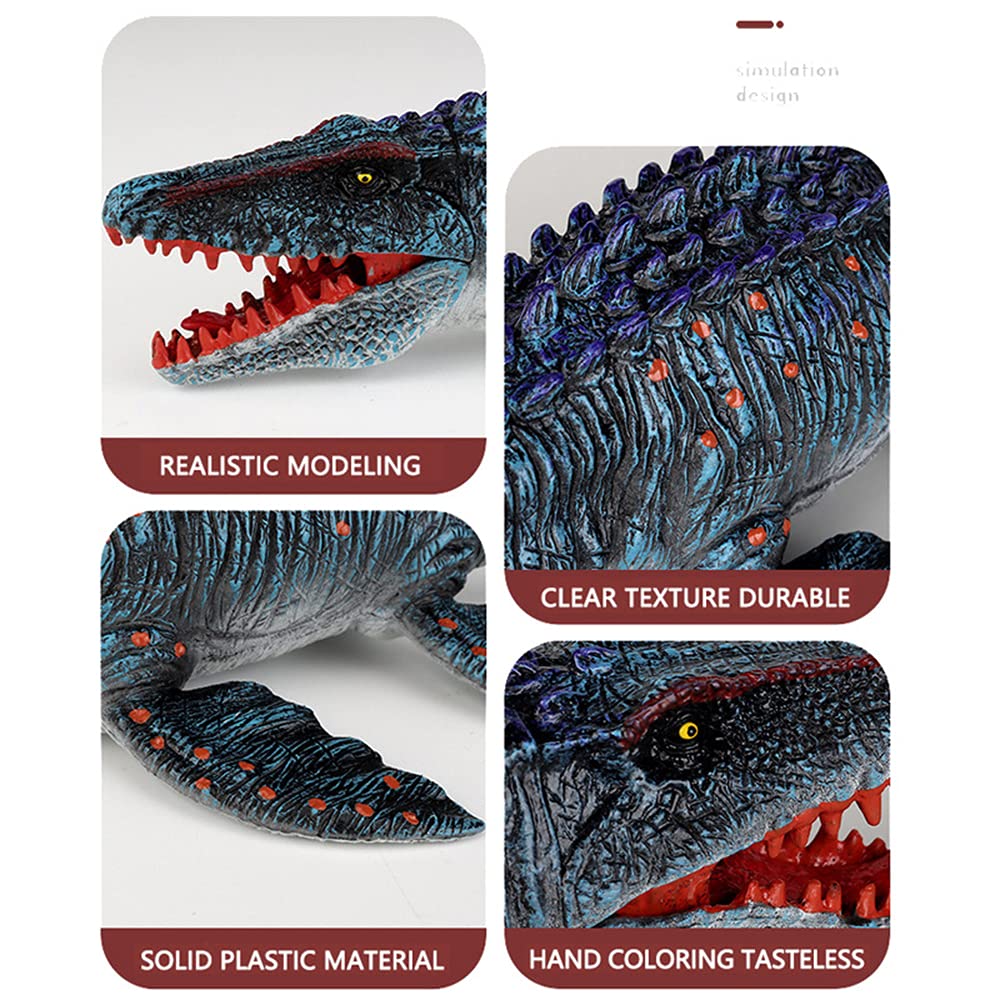 PATPAT Dinosaur Toys for Kids Mosasaurus Toy, Realistic Ancient Deep Sea Monster Toy Educational Prehistoric Swimming Ocean Dinosaur Toy for Model Collection, Cake Topper, Birthday Christmas Gift