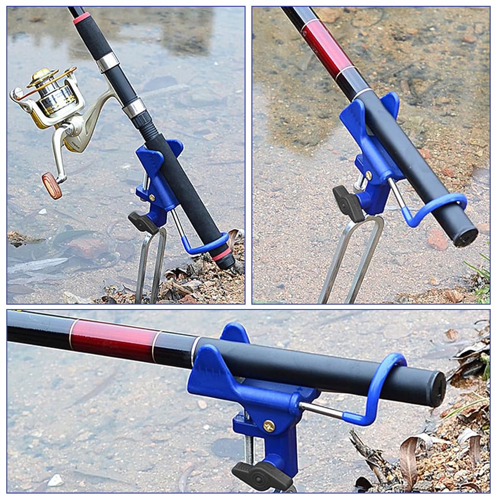 Proberos Fishing Rod Holders for Bank Fishing 360 Degree Adjustable Fishing Pole Stand Equipment Universal Fishing Pole Holders for Fishing Rod 26.2Ft and Below