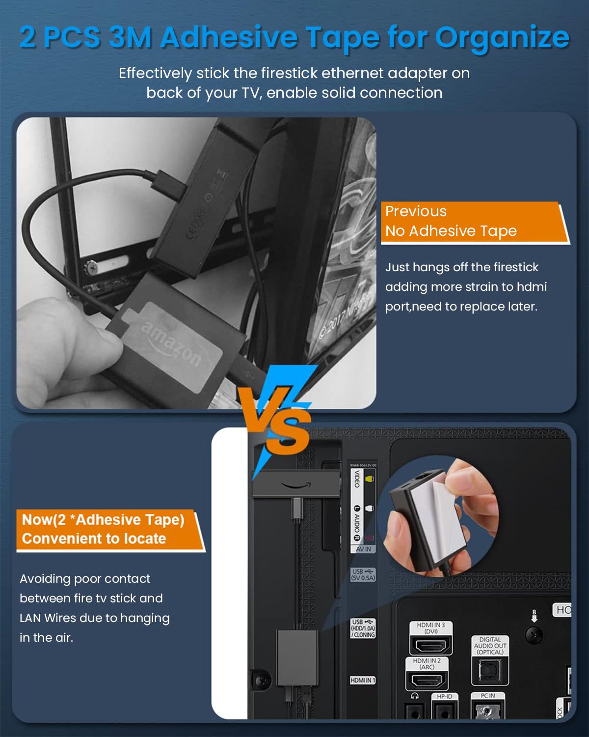 Verilux Ethernet Adapter for Fire TV Stick, Electop Micro USB to RJ45 Ethernet Network Adapter Compatible for 4K Fire Stick, Chromecast Google Home Mini and More Streaming TV Stick Fire TV Stick Lite