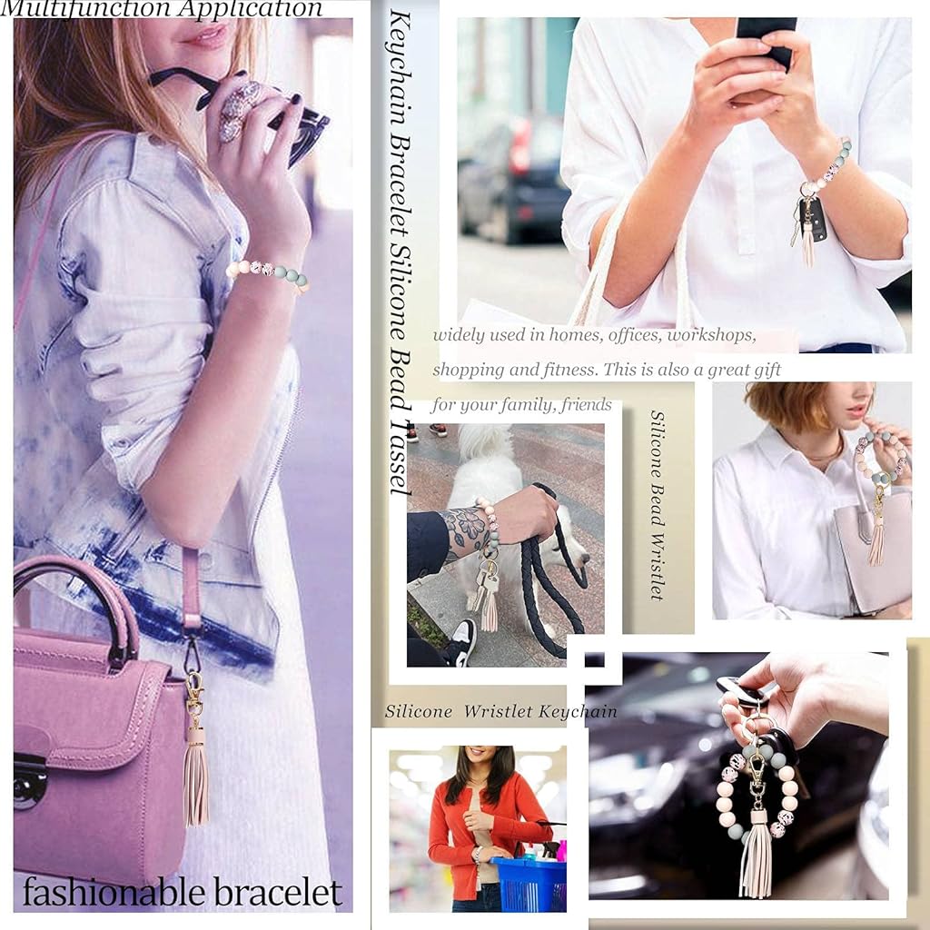 ZIBUYU® Key Ring Bracelet