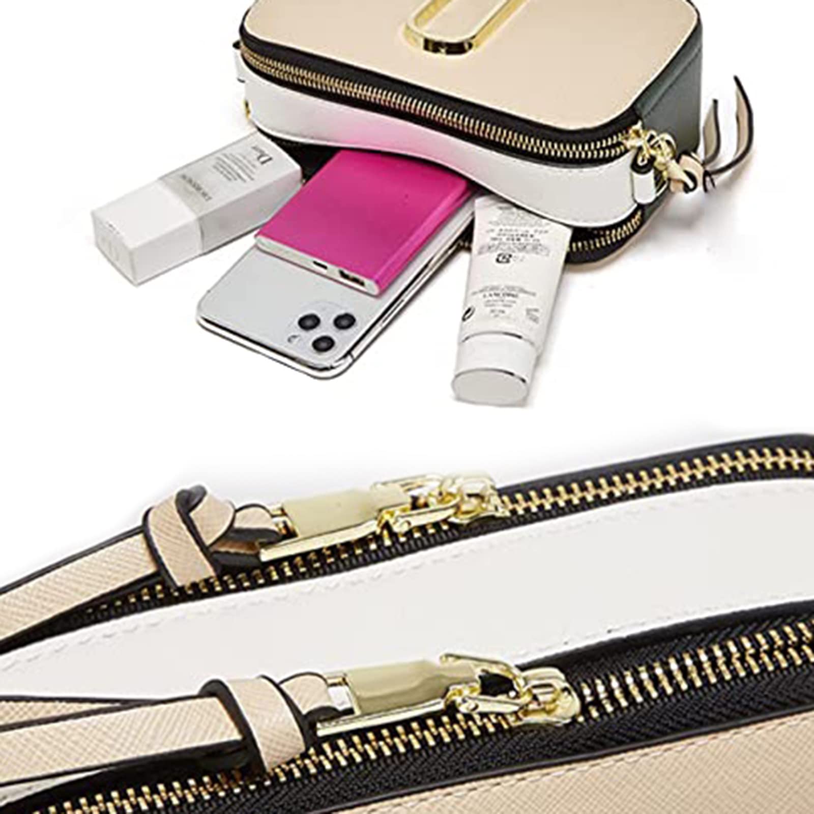 PALAY Cross Body Bag for Women and Girls Stylish Small Shoulder Sling Bag with Detachable PU Clutch Hand Bag for Girls, Women