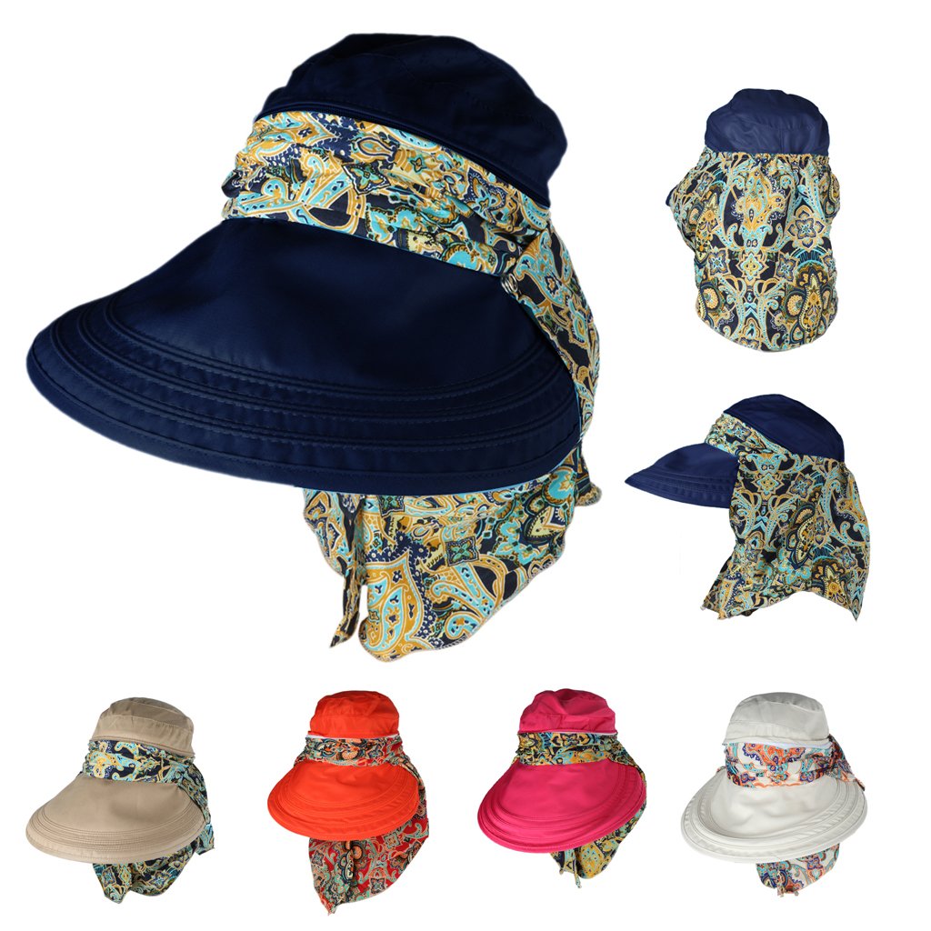 ZORBES Women's Cotton Foldable Cap (ab_Khaki_Free Size)