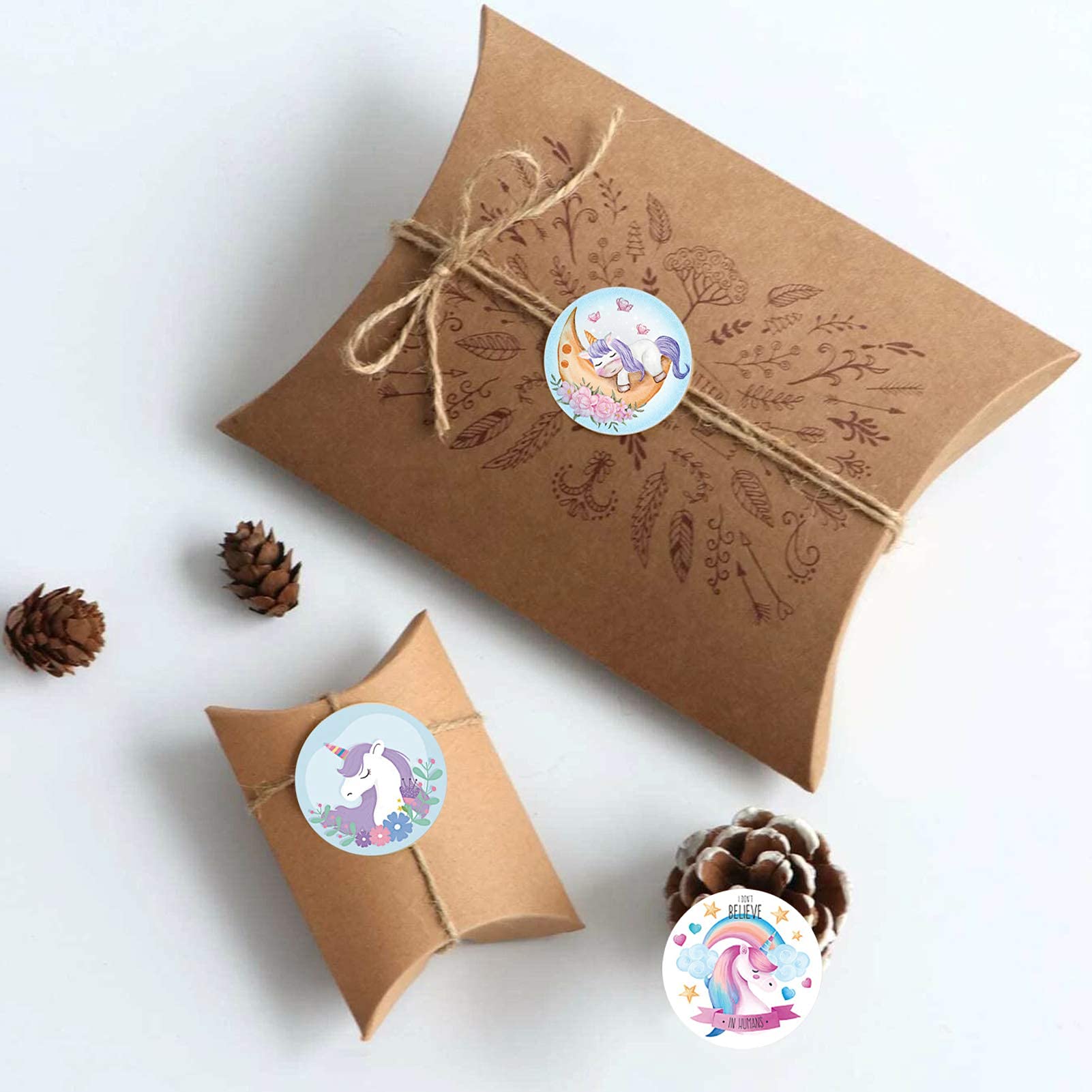HASTHIP 500 Pcs Thank You Stickers and 50 Pcs Thank You Card, Color Laser Film Sticker for Activities Ceremony Gift Sticker Thanksgiving Gift Sticker Invitation Stickers