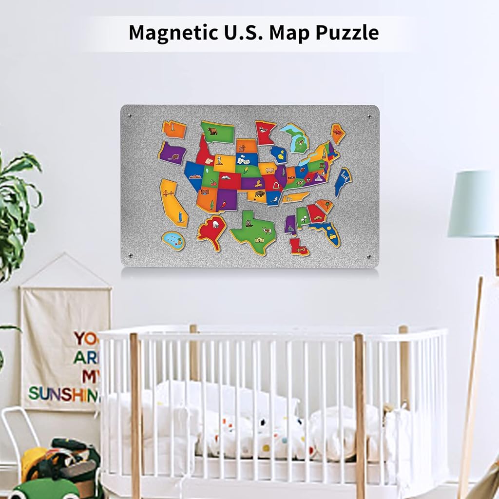 OFIFO® Stainless Steel Magnetic Board 43x30cm Wall Mounted Metal Memo Board for Home, Office, or Kitchen Organization & Display
