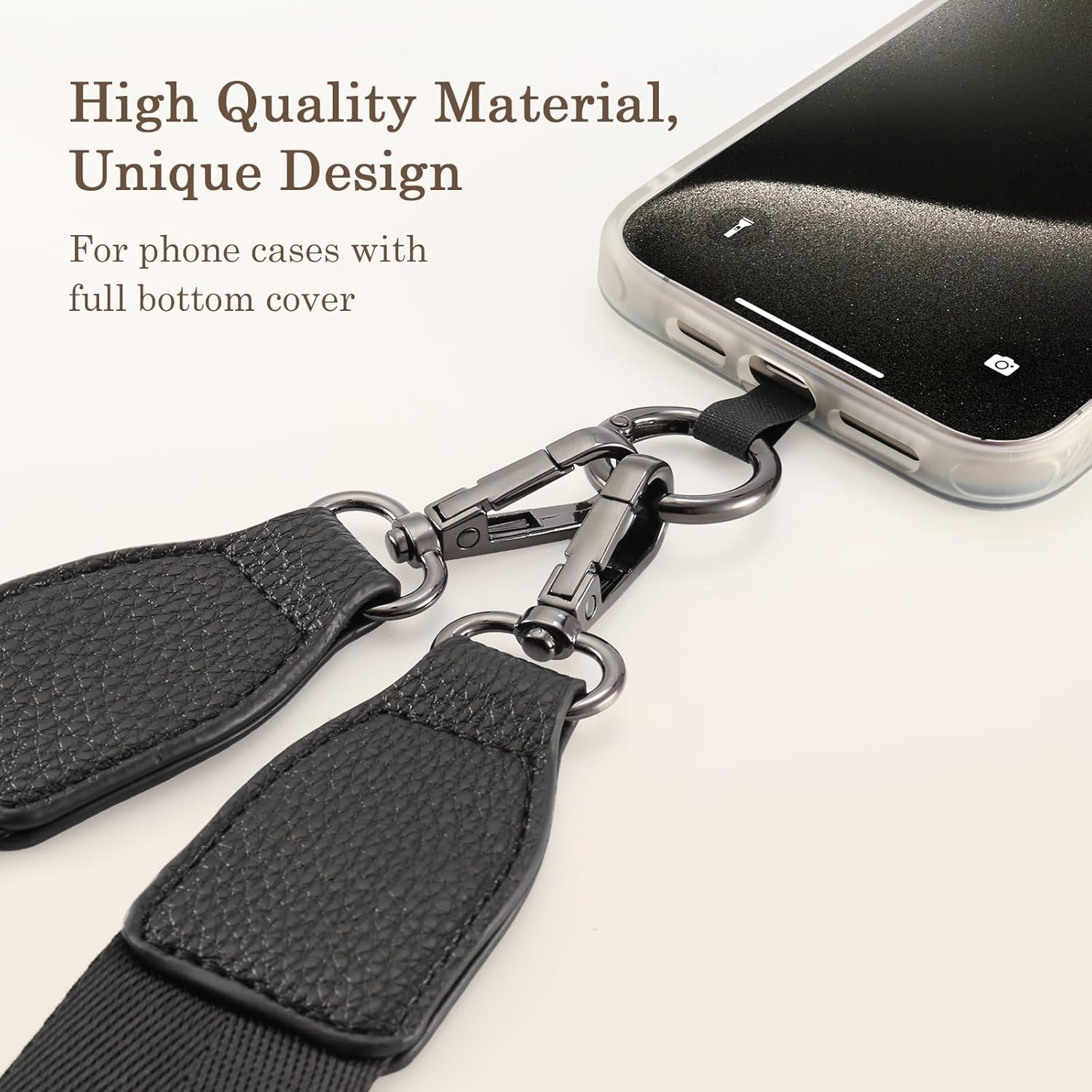 ZORBES Phone Strap with Zippered Pouch, Phone Strap with Wallet