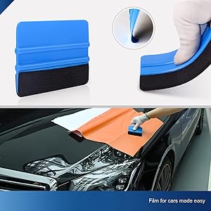STHIRA® 10Pcs Vinyl Wrap Squeegee Tools 4'' Car Vinyl Scrapers Film Applicator Squeegees for Window Tint, Paint Protection Film and Vinyl Wraps, Wall Paper