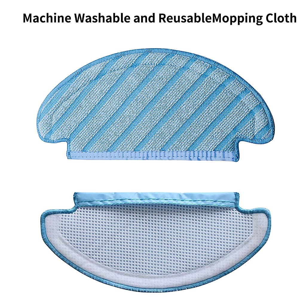 Verilux 3 Pcs Mop Cloth Pads for Ecovacs DEEBOT OZMO T8 Vacuum Cleaner Parts Vacuum Cleaner Replacement Parts Acccessory
