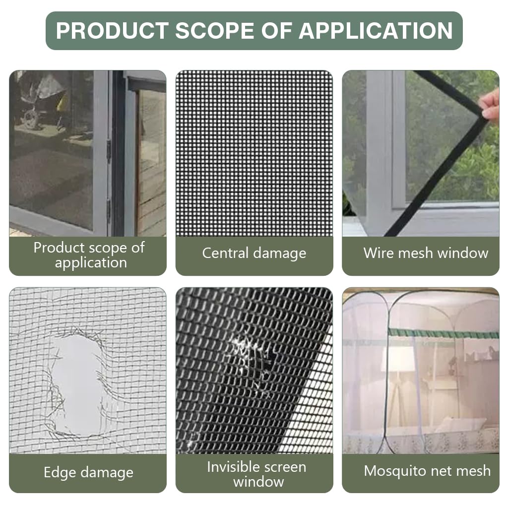HASTHIP 10Pcs Door Window Screen Repair Patches Self Adhesive Mesh Screen Repair Patches Creative Dove Shape Self Adhesive Window Screen Repair Patches