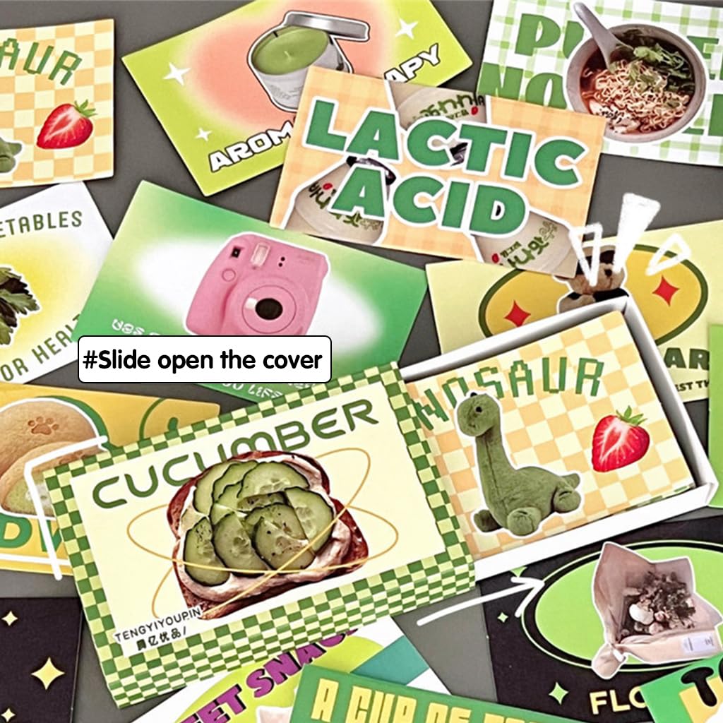 HASTHIP 160Pcs Scrapbook Stickers, Scrapbook Kit Journal Supplies, Decorative Cartoon Stickers with 4 Themes Paper Stickers for Scrapbooking, DIY Crafts, DIY Laptop Case, Wall Decoration