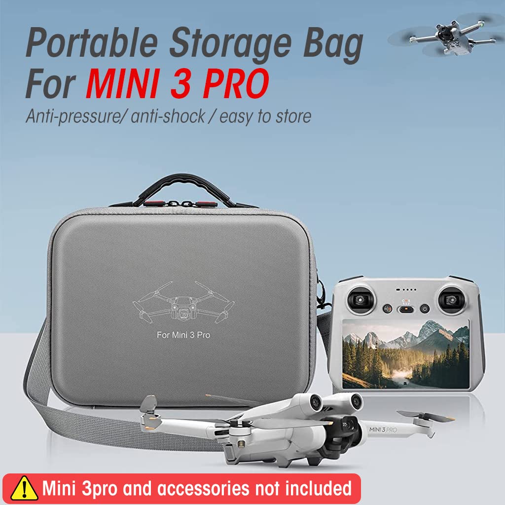 ZORBES Insta360 X3 Carrying Case with Strap Hard Case Storage Bag, Waterproof Storage Bag Hard Shell Camera Bag Protective Travel Case for Insta360 X3 One, Insta 360 x3 Accessories (Grey)