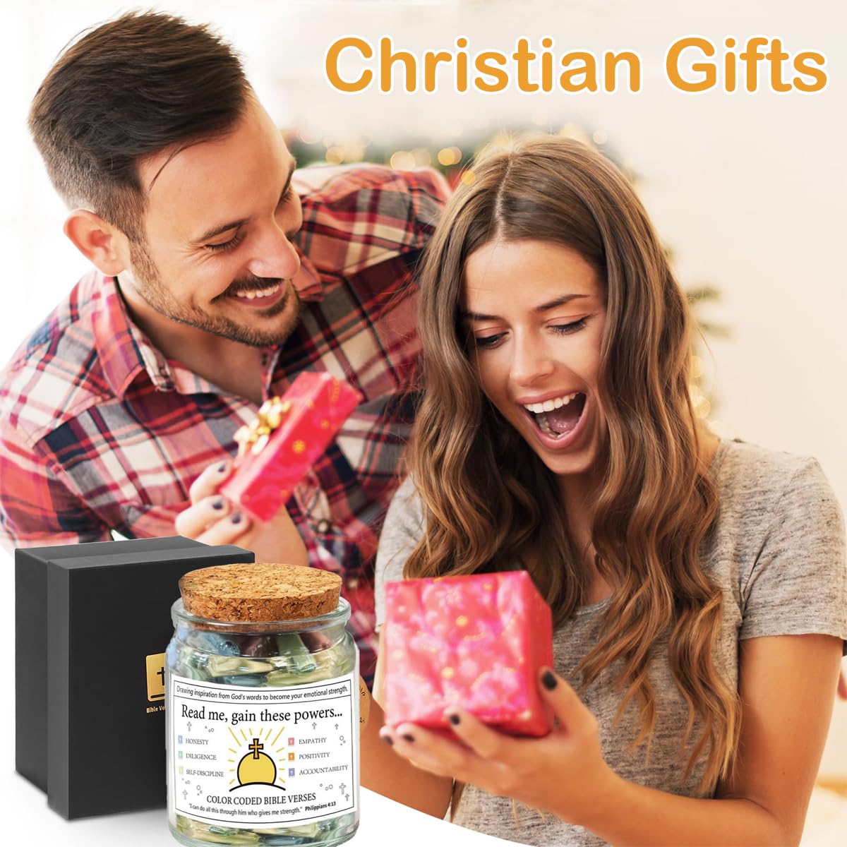 HASTHIP Positive Affirmations Messages in a Bottle, Gifts for Women and Men.Motivational Gift,Valentines Day Gifts