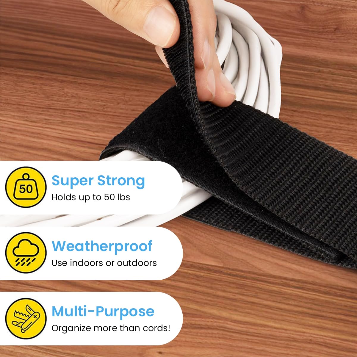 Serplex Heavy Duty Nylon Webbing Carrying Handle Easy-Carry Lifting Handle for Garden Hoses