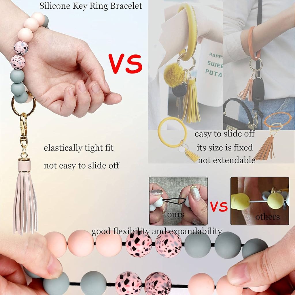 ZIBUYU® Key Ring Bracelet