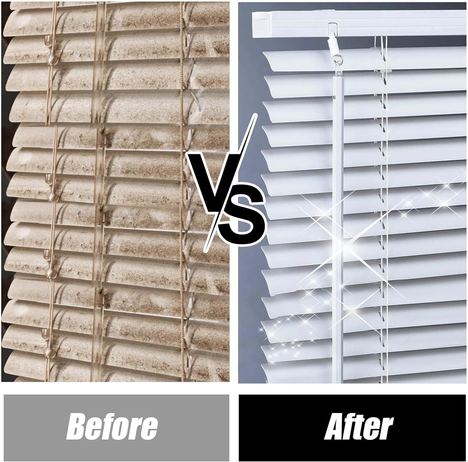 HASTHIP Window Blinds Cleaning Brush with 6 Replacement Cleaner Heads, Gap Brush for Cleaning Gap Master Brush Mini Gap Cleaning Brush for Gap, Seam, Car Air Vents, Car Window Gap, Roller Blinds