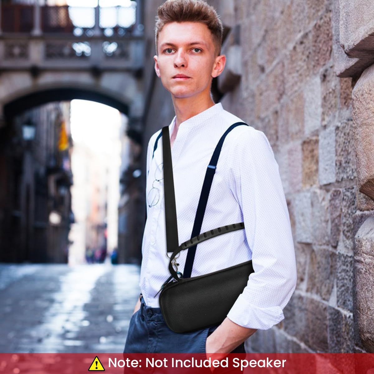 Verilux Portable Carrying Hard Case Cover for JBL Flip 6, Carry Bag for JBL Flip 6 Anti-Scratch Carry Bag for JBL Flip 6 Bluetooth Speaker Portable Carabiner Hard Shell Case with Adjustable Strap & Carabiner