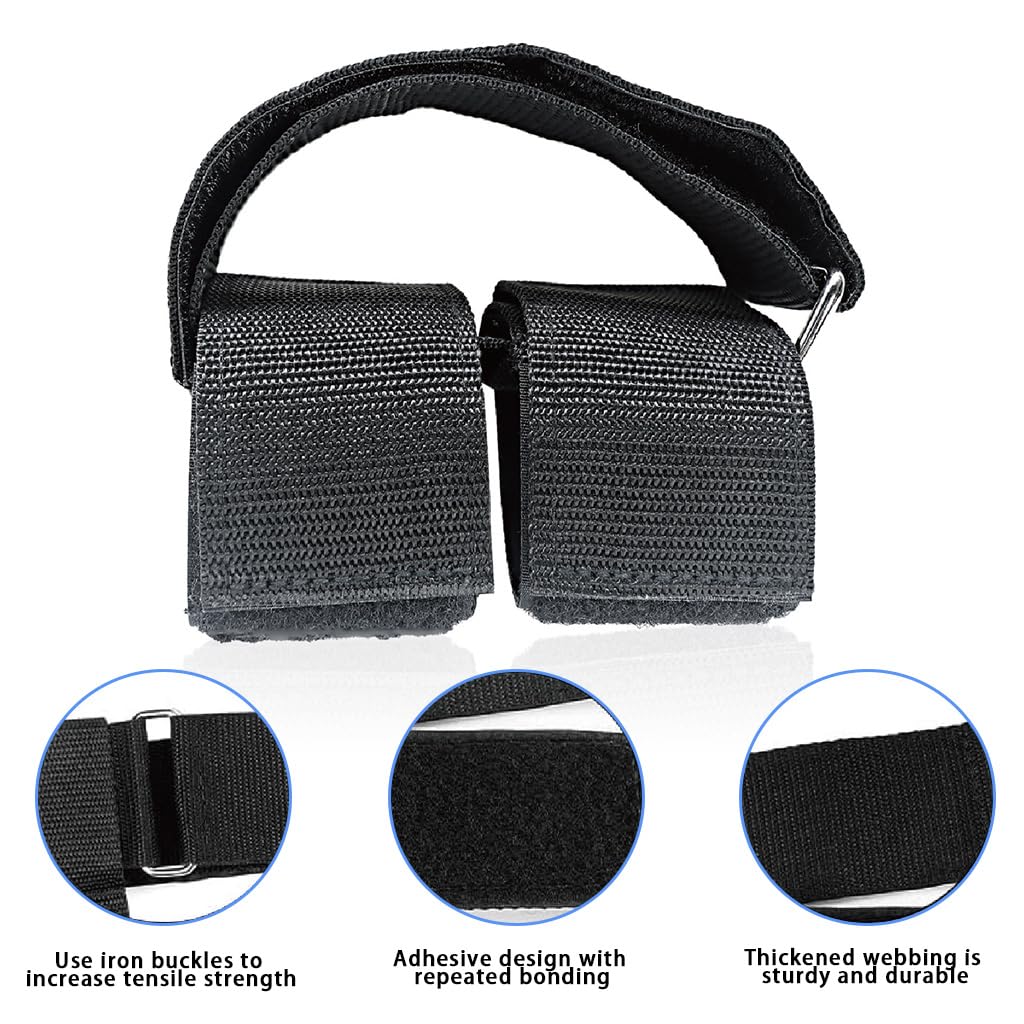 Proberos Feet Dumbbell Attachment, Tibialis Trainer Ankle Straps for Feet Weight Lifting Shin Splint, Hamstring Curls, Leg Curl Attachment at Home Gym Equipment,leg strength training