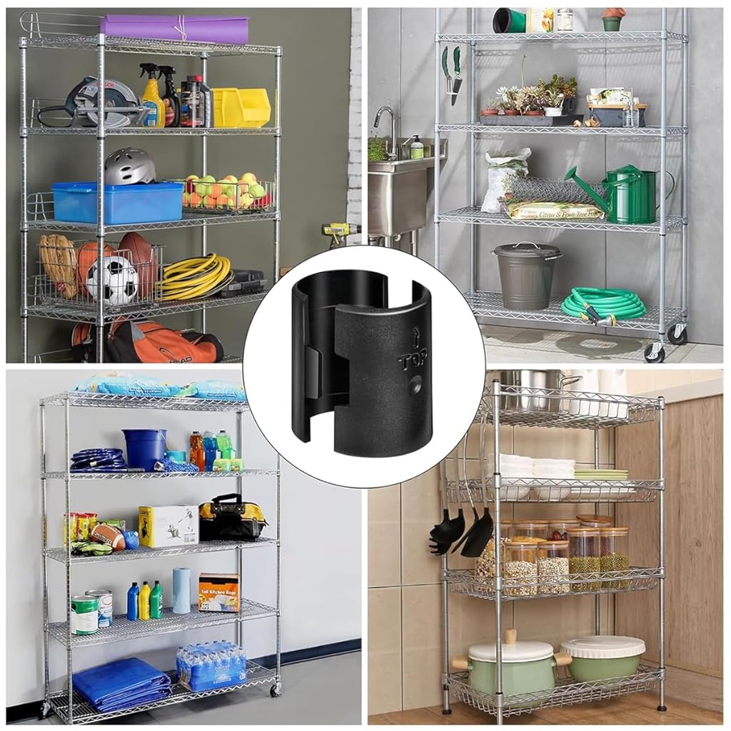 HASTHIP 30Pcs Pipe Clips Pipe Fastening Holders Wire Shelving Shelf Lock Clips Snap On Pipe Clips