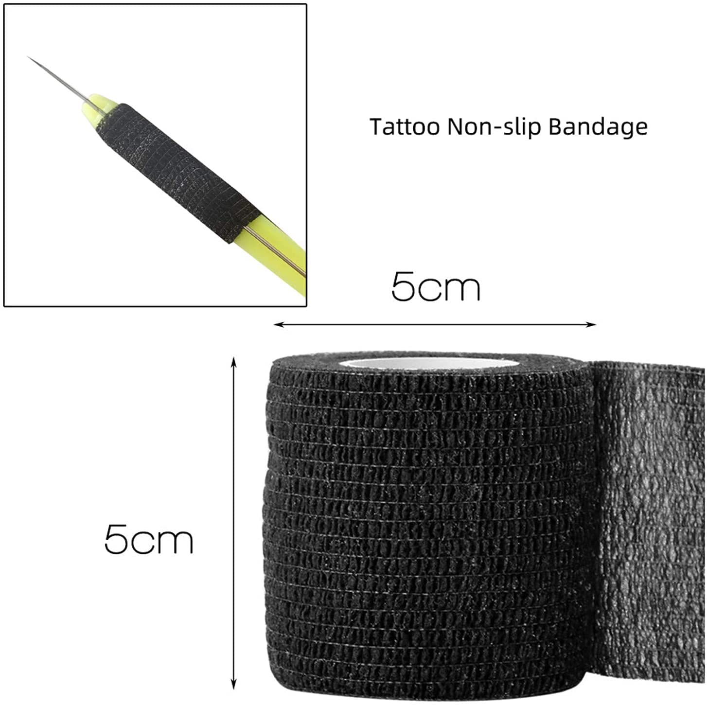 HANNEA Hand Poke and StickTattoo Machine Kit, Hand Poke & Stick Tattoo Kit with Black 3D Hand Poke Pen 10pcs Tattoo Needles Black Tattoo Ink for Tattoo Artist Tattoo Beginner