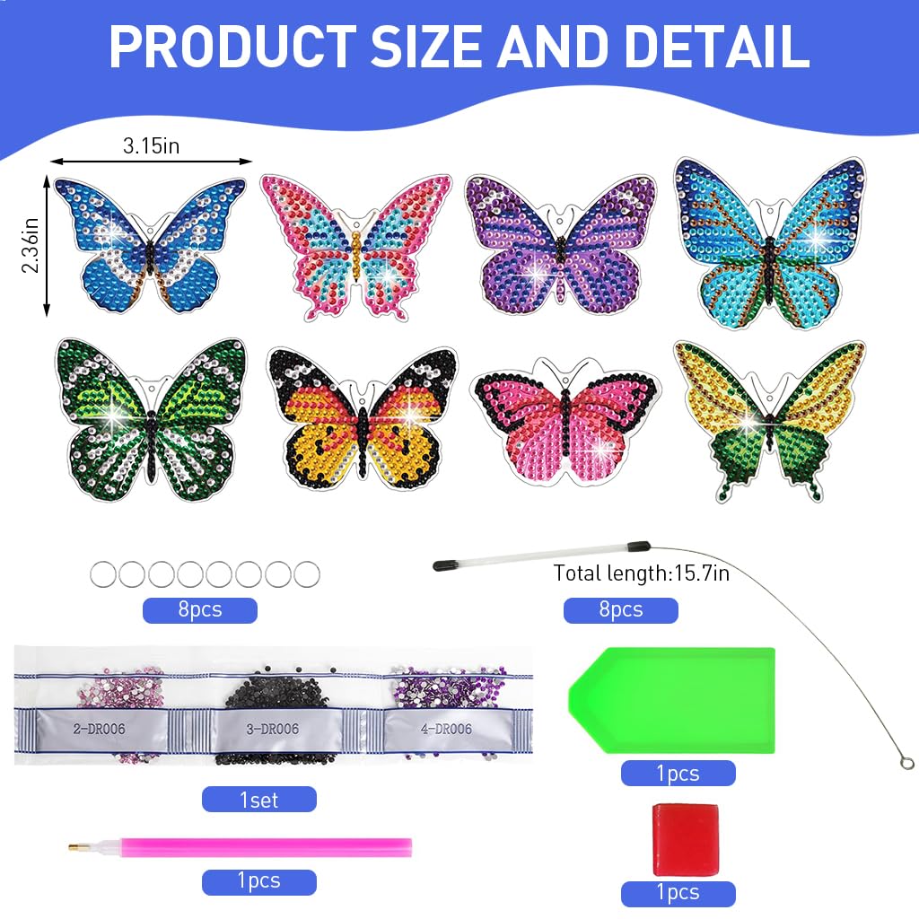 HASTHIP 5D Diamond Painting Kits, Special Shape Diamond Art Kits for Adults, Crystal Rhinestones Diamond Painting for Home Wall Decoration Gift (12×12inch, Angel Girl)