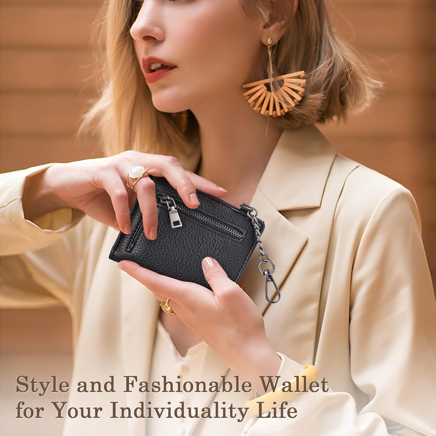 ZORBES Phone Strap with Zippered Pouch, Phone Strap with Wallet