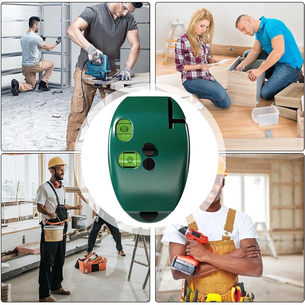 Serplex 90 Degree Red Line Laser Level with Horizontal and Vertical Bubble Levels
