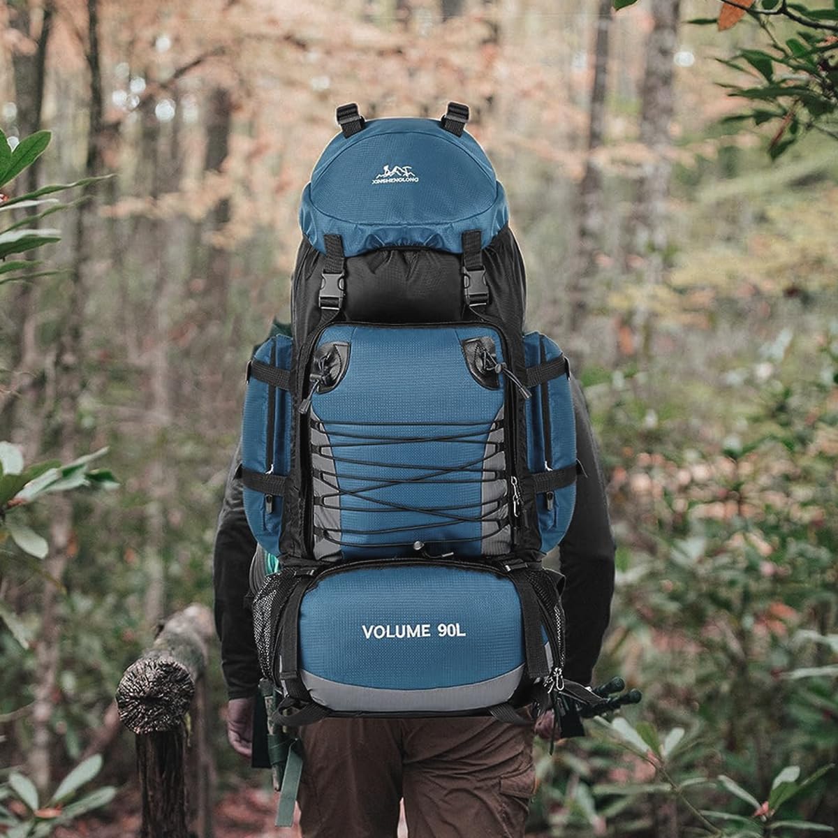 GUSTAVE 90L Extra Large Travel Backpack Hiking Trekking Bag Camping Rucksack bags Waterproof Terkking Backpack with Rain Cover Burden-relief Backpack for Travel, Terkking, Hiking, Camping