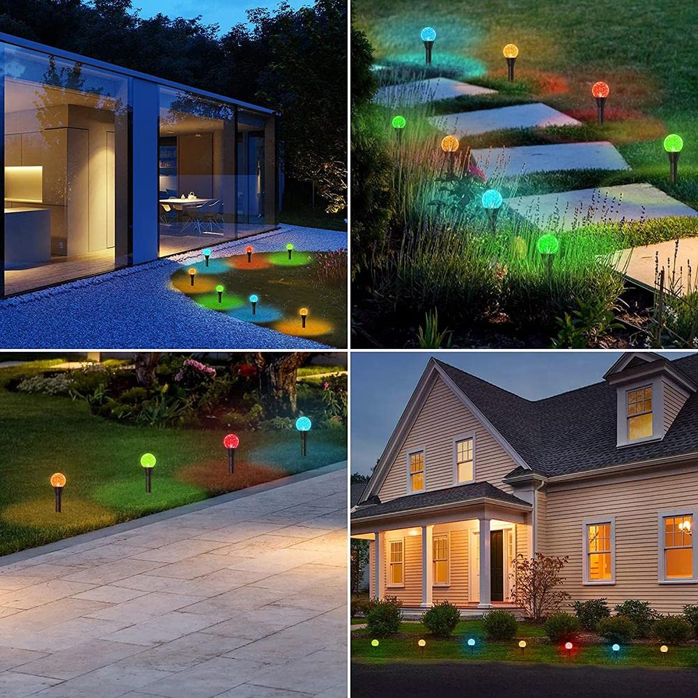ELEPHANTBOAT Solar String Lights Outdoor IP55 Waterproof 10 RGB Twinkle Lamp Solar Street Light 8 Mode 14Ft Outdoor Lamps for Home Decoration LED Lights for Garden Patio Yard Parties Wedding Colorful Lights