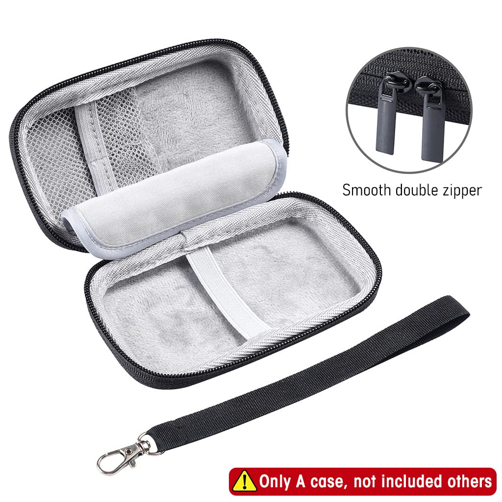 ZORBES® Hard Carrying Case Storage Bag for SanDisk 480GB 1TB 2TB 4TB Extreme Pro Portable SSD SDSSDE30 SDSSDE81 Solid State Drive EVA Shockproof Water Repellent Protective Travel Black 2PCS