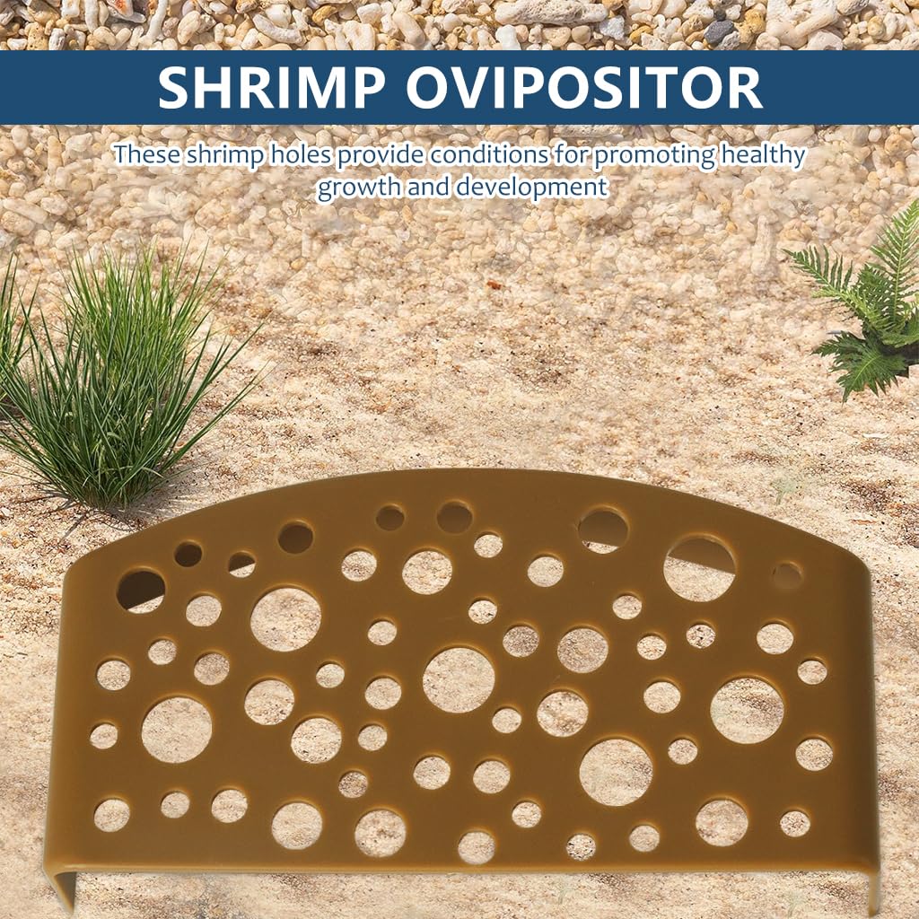 Qpets Aquarium Tunnel, Hiding Cave Fish Tank Betta Fish Hiding Cave Shrimp Hiding Cave Plastic Porous Fish Tank Hiding Cave Platform for Small Fishes Shrimps