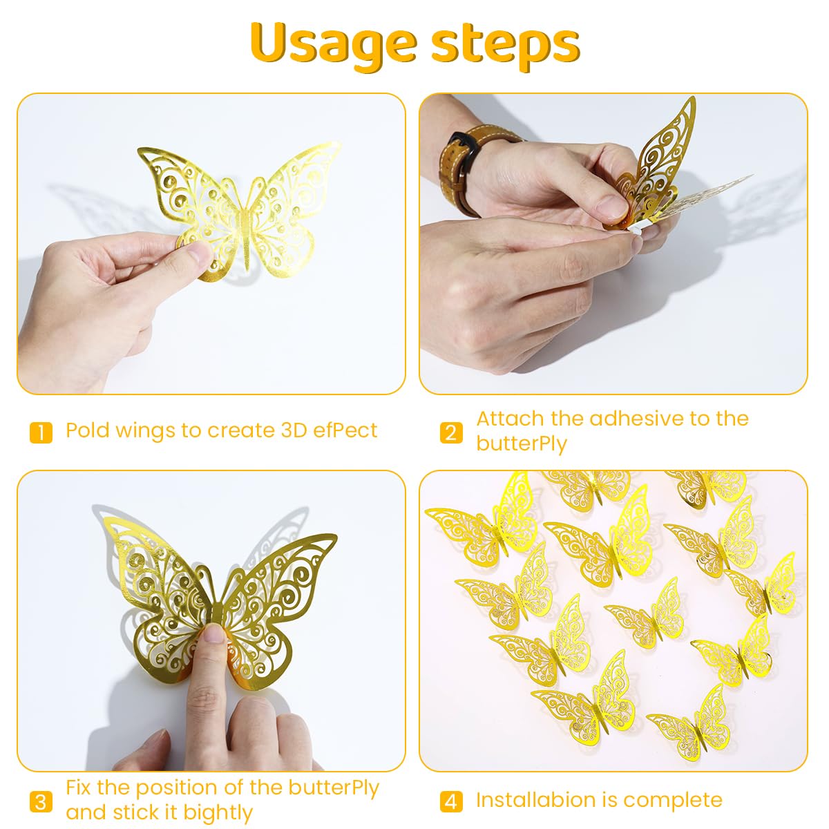 HASTHIP 435pcs 3D Luminous Wall Paper Sticker Night Glow Moon Star Theme Wall Decoration Sticker Fluorescent Wall Sticker, Ceiling Decoration for Kids Room, Starry Bedroom, Living Room