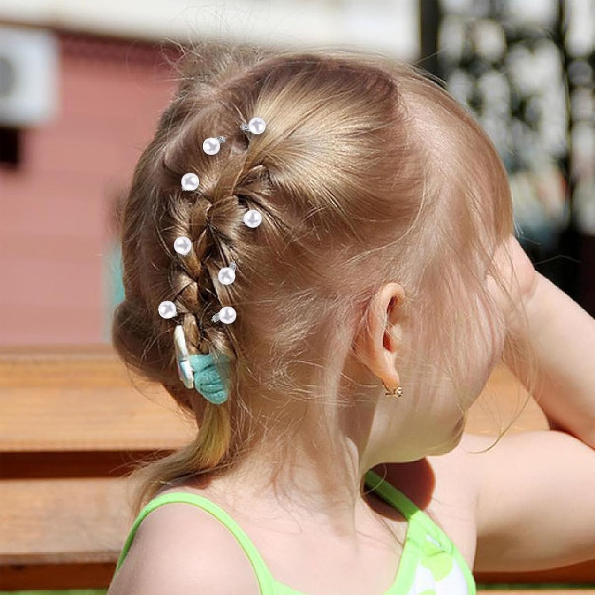 PALAY 20Pcs Mini Pearl Hair Clips for Women Girls, 0.38in White Faux Pearl Hair Barrettes Cute Bridal Hair Accessories Brides Hair Decorations for Daily Use, Party, Wedding