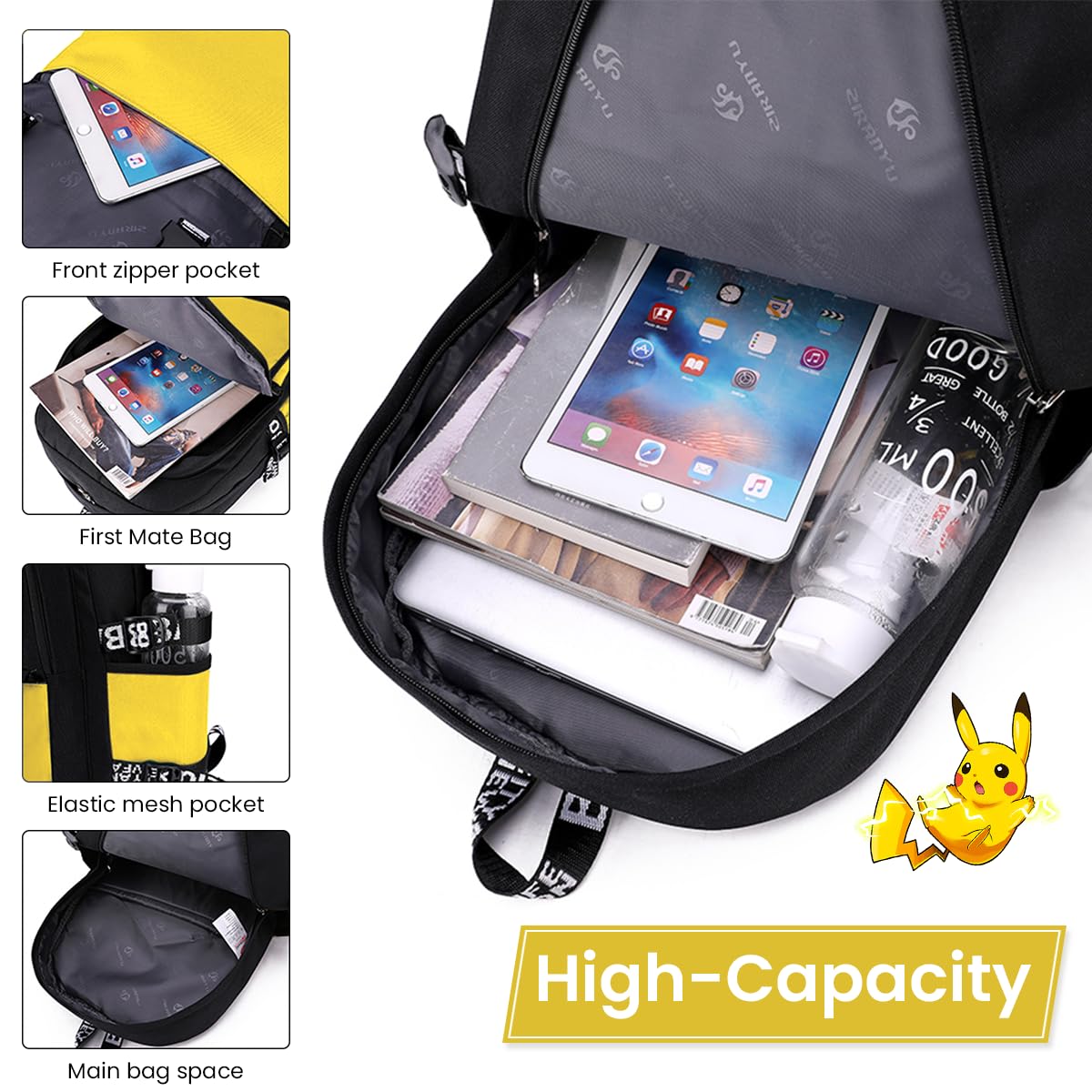 PALAY School Backpack for Boys Girls Travel Backpack on Wheel Girl School Bag on Wheel Detachable Wheel Stand Design Gift New School Bag for Girls Boys