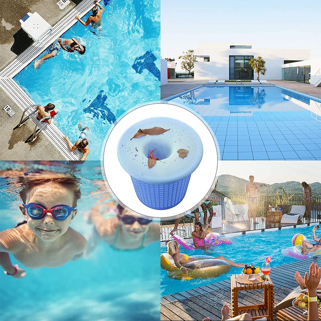 Optifit 10pcs Pool Skimmer Basket Sock Filter Mesh Net for Pool Skimmer Basket Strong Elastic Pool Skimmer Socks Swimming Pool Cleaning Supplies, No Skimmer Basket Included