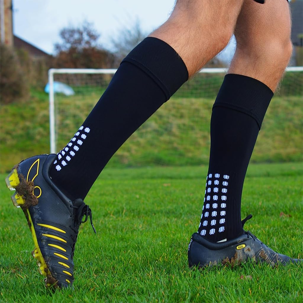 Proberos 1 Pair Football Socks Sports Socks Athletic Over-The-Calf Socks, Rubber Anti-Slip Sports Socks