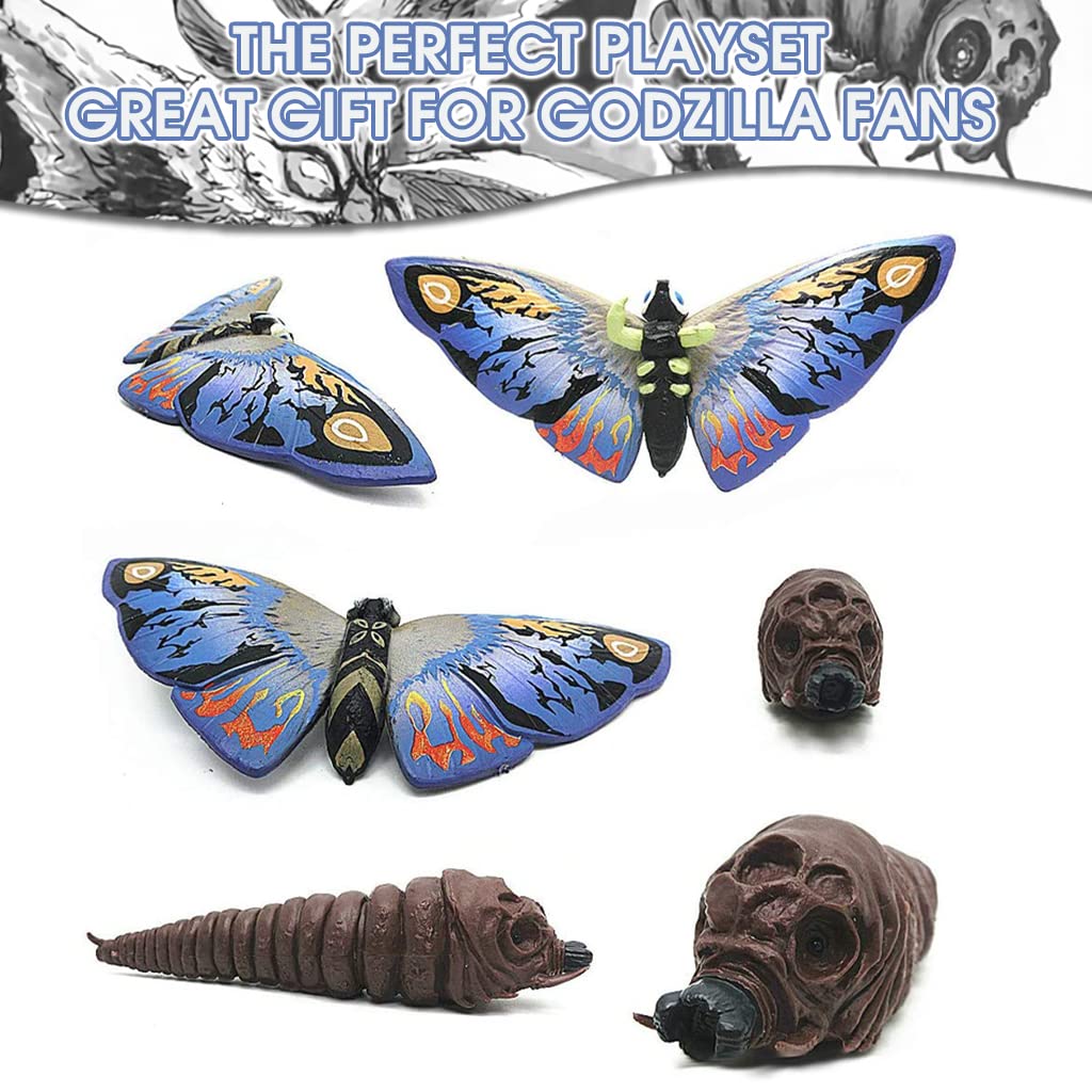 PATPAT 8pcs PVC God Zilla Desktop Model Collection Dinosaur Model Action Figures God-Zilla Action Figures Soft Touch Vinyl PVC Toy for Kids Gifts for Kids (3-8 cm)