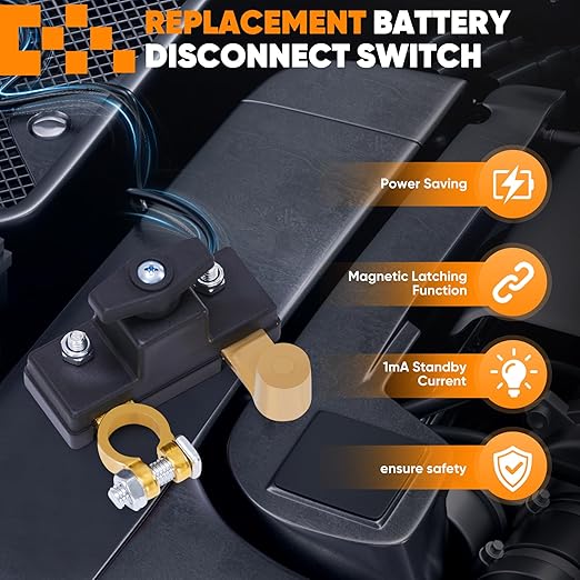 STHIRA® Car Battery Disconnect Switch for 12V24V Car Battery is Used to Prevent