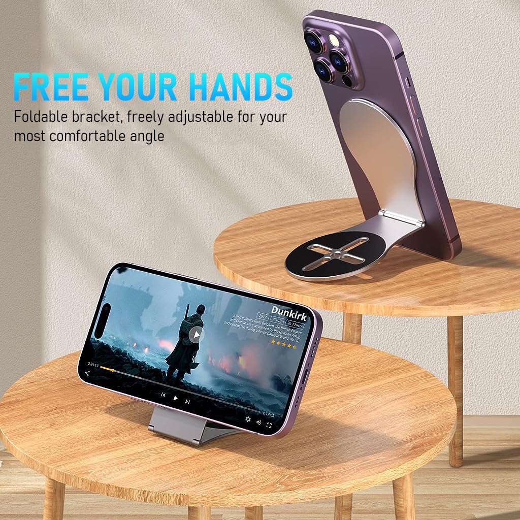 Verilux Magnetic Phone Holder for Laptop & Car Continuity Camera Monitor Webcam Mount, 1/4