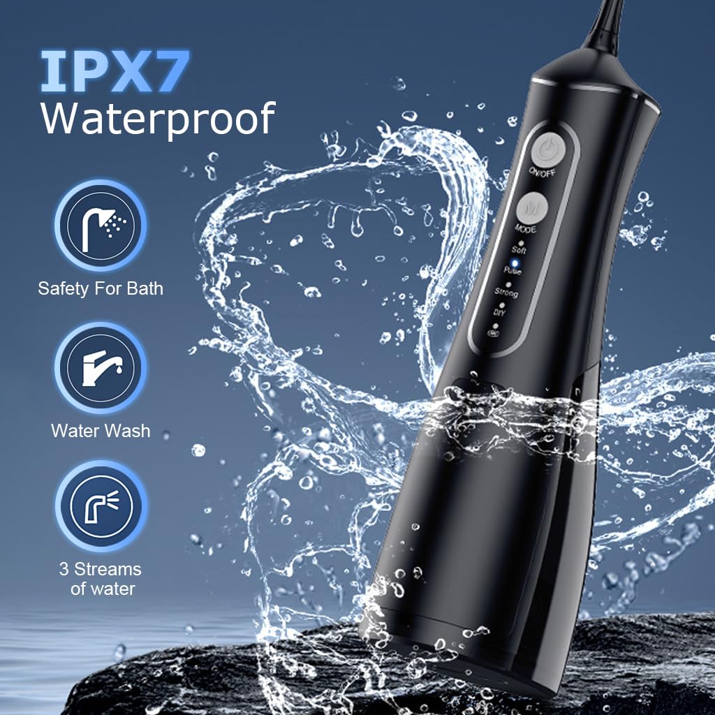 HANNEA Electric Ear Canal Cleaner Device USB Canal Rinsing Device with 4 Modes, Electric Ear Irrigation Device with 4 Attachable Tips Earwax Removal Device for Adults, Kids, Elders