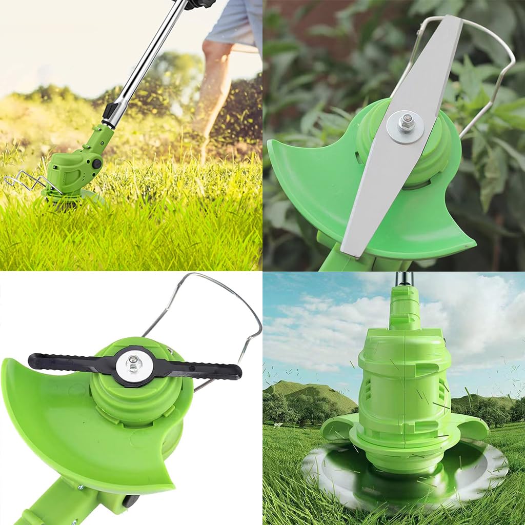 HASTHIP Grass Trimmer Blades Heads Replacements 15cm Dia Alloy Blades, 6 inches Round Blade, 5Pcs Plastic Blades
