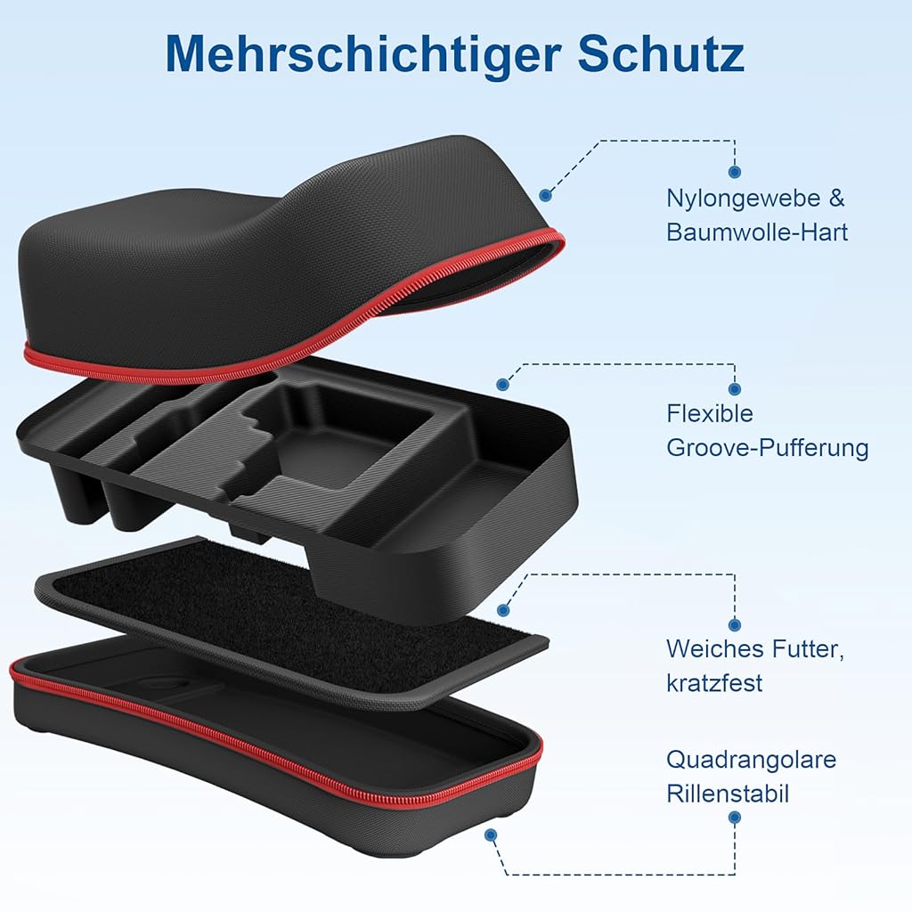 ZORBES® Compatible with Switch Storage Bag Travel Case for Switch/OLED Game Console EVA Waterproof Anti-scratch Travel Bag Accessories Storage Bag for Switch/OLED, with 20 Switch Games Slots