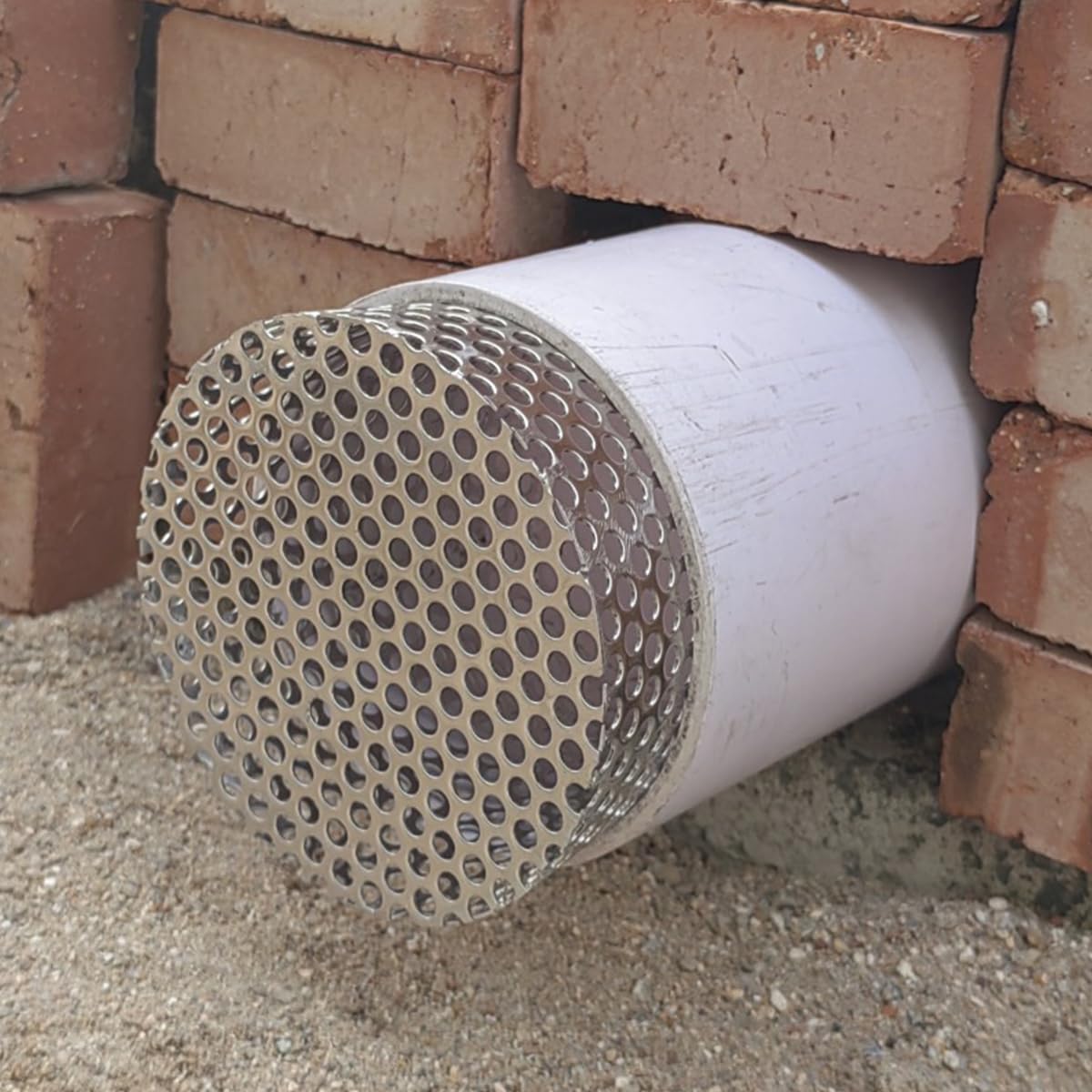 HASTHIP Stainless Steel Floor Drain Outlet Filter, Anti Rats Drain Outlet Mesh Cover, 160mm Diameter Strainer Gutter Downspout Strainer Fits 160-165mm Pipes, Universal Strainer for Leaf Gutter Guard